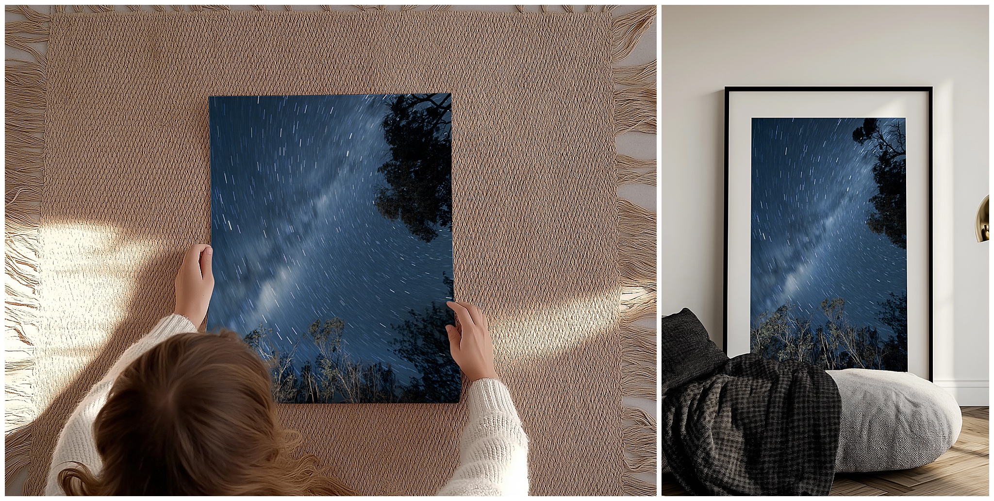 A gift idea for first valentines day for boyfriends, a print for his walls.