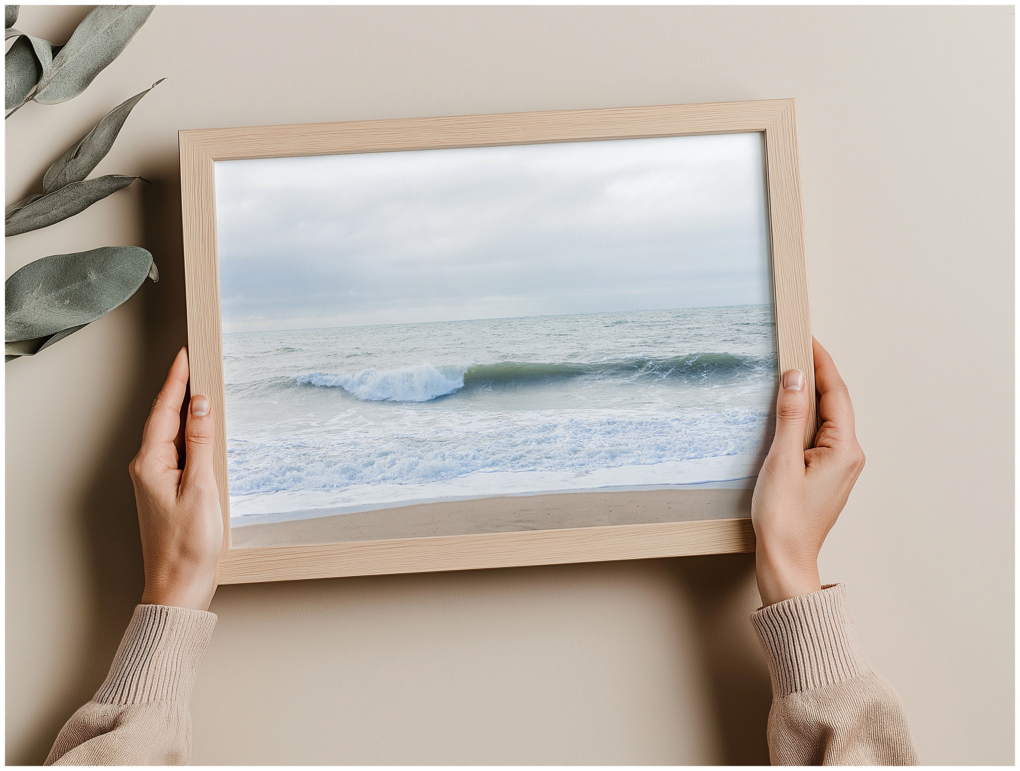 an Australian seascape print is perfect for valentines day for her.